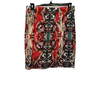 Maeve Anthropologie Ligeia Mini Faux Wrap Skirt Size L